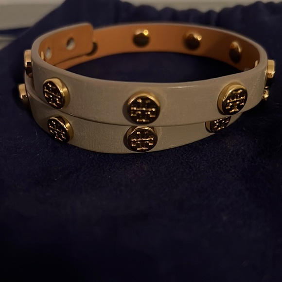 Tori Burch leather wrap bracelet - Picture 1 of 2